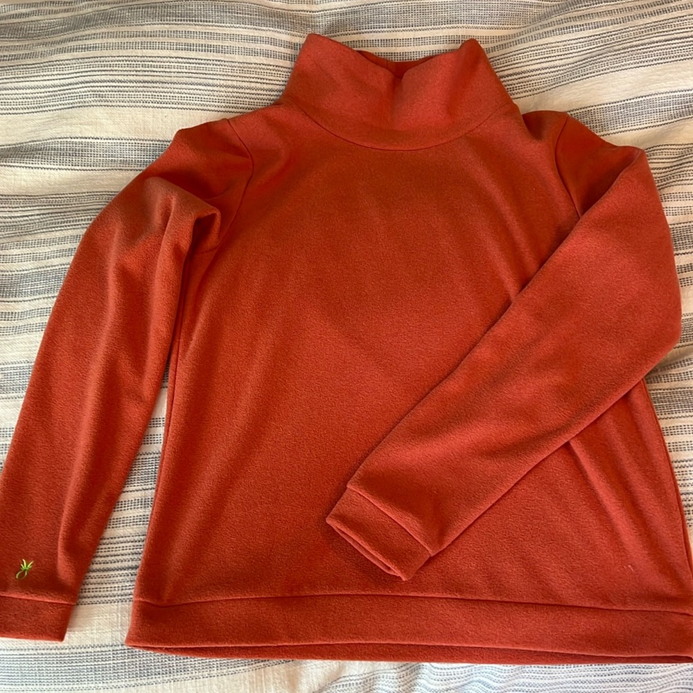 Dudley Stephens x For Now Terry Park Slope Turtleneck in Nantucket Sunrise - Picture 3 of 4